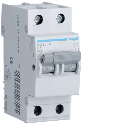 BREAKER HAGER 2POLL MCB